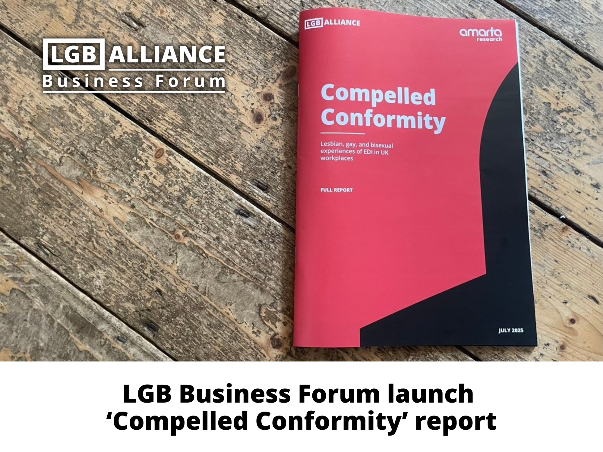 LGB Business Forum launch Compelled Conformity report